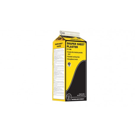 Woodland Scenics C1180 (A) Plaster 1/2-Gallon 1.89L