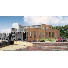 Walthers Cornerstone 2900 (HO) 3-Stall Modern Roundhouse Kit