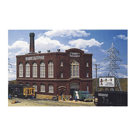 Walthers Cornerstone 3214 (N) Northern Light & Power Powerhouse -- Kit
