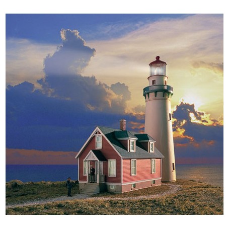 Walthers Cornerstone 3663 (HO) Rocky Point Lighthouse -- Kit