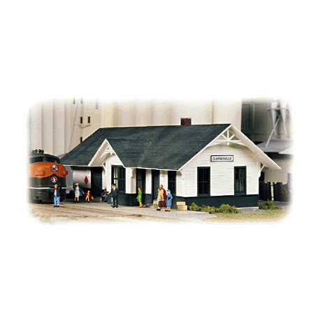 Walthers Cornerstone 3240 (N) Clarkesville Depot -- Kit