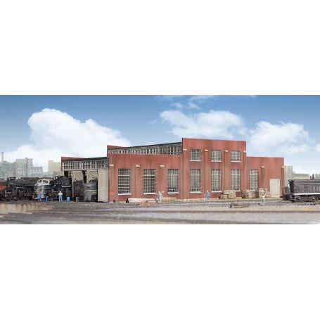 Walthers Cornerstone 3260 (N) 3-Stall Modern Roundhouse -- Kit