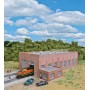 Walthers Cornerstone 3266 (N) Two-Stall 130' Brick Diesel House -- Kit