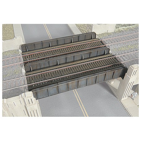 Walthers Cornerstone 3820 (N) Through Plate-Girder Bridge -- Kit