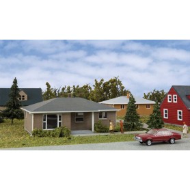 Walthers Cornerstone 3838 (N) Brick Ranch House -- Kit