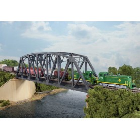 Walthers Cornerstone 3870 (N) Single-Track Arched Pratt Truss Bridge -- Kit