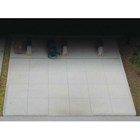 Walthers Cornerstone 3886 (N) Modern Parking Lot - 8 Sections -- Kit