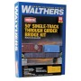Walthers Cornerstone 4501 (HO) 50' Single-Track Railroad Through Girder Bridge -- Kit