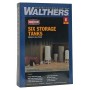 Walthers Cornerstone 3265 (N) Storage Tanks -- Kit pkg(6)