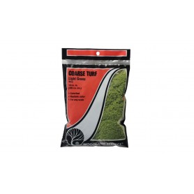 Woodland Scenics T63 (A) Coarse Turf Light Green Bag - 21.6 in3 (353 cm3)