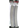 KATO 2-252 (HO) Unitrack - 790mm (31 1/8") Radius 22.5º CT Easement Track Left + Right