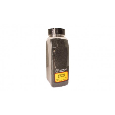 Woodland Scenics B1383 (HO) Ballast Shaker - 32oz 907g - Medium - Cinders