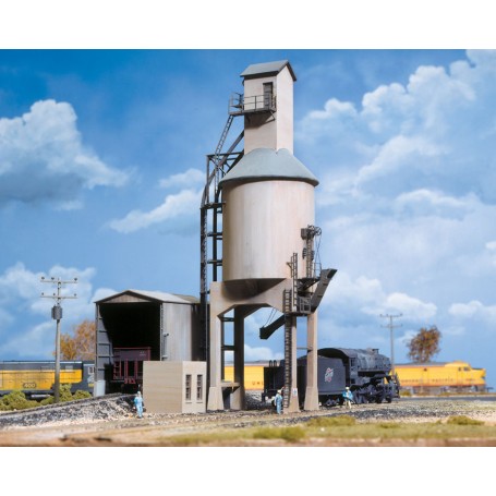Walthers Cornerstone 3042 (HO) Concrete Coaling Tower -- Kit