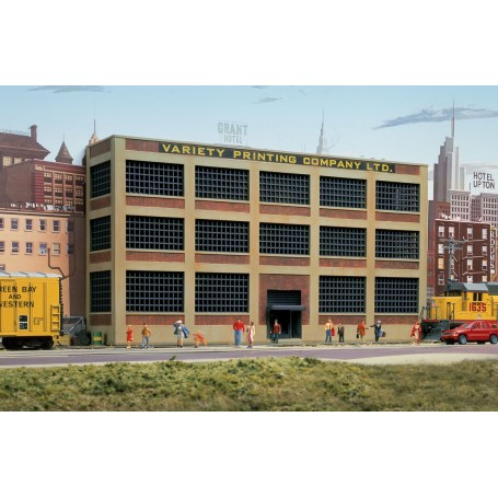 Walthers Cornerstone 3161 (HO) Variety Printing Background Building -- Kit