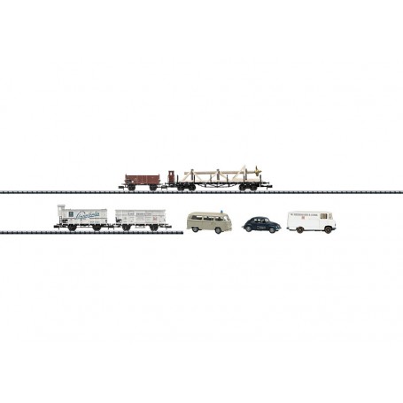 Trix 15094 (N) Ship Equipment Freight Car Set