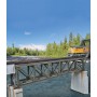 Walthers Cornerstone 4520 (HO) 109' Single-Track Pratt Deck Truss Railroad Bridge -- Kit