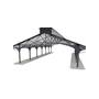 Walthers Cornerstone 2984 (HO) Train Shed with Clear Roof -- Kit