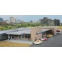 Walthers Cornerstone 4064 (HO) Modern Brick Santa Fe Station -- Kit