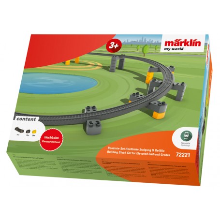 Märklin My World 72221 (HO) Building Block Set for Elevated Railroad Grades