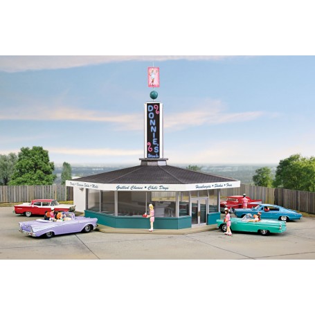Walthers Cornerstone 3474 (HO) Donnie's Drive-In -- Kit
