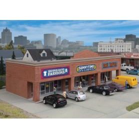 Walthers Cornerstone 4115 (HO) Modern Shopping Center I -- Kit
