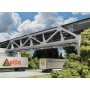 Walthers Cornerstone 4030 (HO) Single-Track Pony Truss Bridge - Lasercut