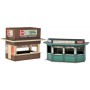 Walthers Cornerstone 3773 (HO) Newsstands -- Kit