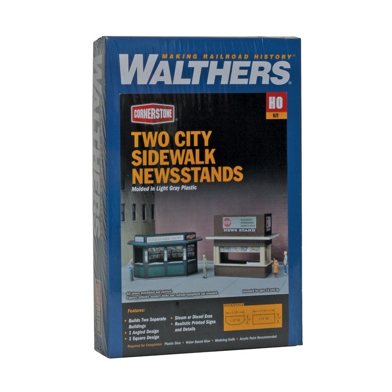 Walthers Cornerstone HO Kit Clôture Ondulée 3,1 Cm - 73,2 M De Clôture