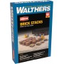 Walthers Cornerstone 4103 (HO) Brick Stacks -- Kit