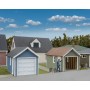 Walthers Cornerstone 3796 (HO) Single-Car Garage pkg(2)