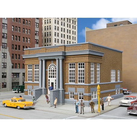 Walthers Cornerstone 3493 (HO) Public Library -- Kit