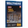 Walthers Cornerstone 3493 (HO) Public Library -- Kit