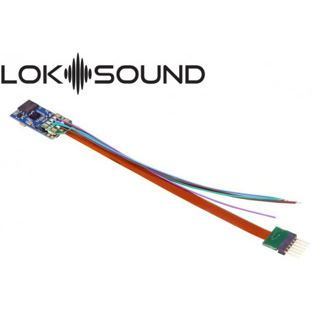 ESU 58816 LokSound 5 micro DCC/MM/SX/M4 "blank decoder", 6-pin NEM651
