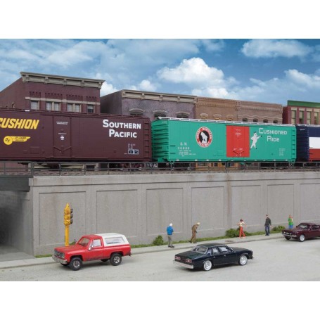 Walthers Cornerstone 4562 (HO) Urban Retaining Walls -- Kit