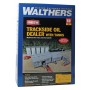 Walthers Cornerstone 4059 (HO) Trackside Oil Dealer with Storage Tanks -- Kit