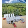 Walthers Cornerstone 4059 (HO) Trackside Oil Dealer with Storage Tanks -- Kit