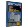 Walthers Cornerstone 3022 (HO) ADM(R) Concrete Grain Elevator -- Kit