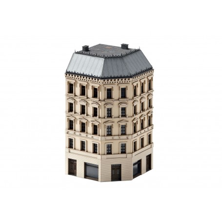 TRIX 66145 (N) Wilhelminian Era Corner Town House Kit
