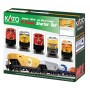 KATO 106-0022 (N) M1 Basic Oval Track Set, ES44 Canadian Pacific, Freight Cars and Power Pack, 120V