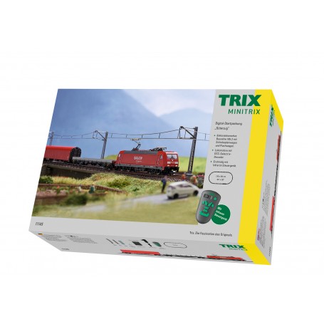Trix 11145 (N) "Freight Train" Digital Starter Set, 120V