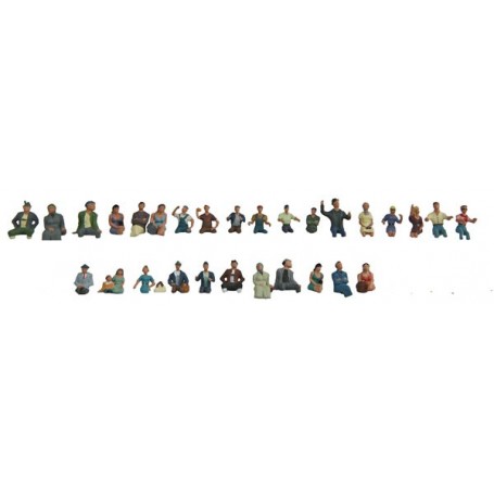 Walthers SceneMaster 6034 (HO) Seated Coach Passengers pkg(30)