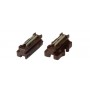 KATO 24-820 (HO, N) 1/2 (One-Sided) UniJoiner , Brown [20 pcs]