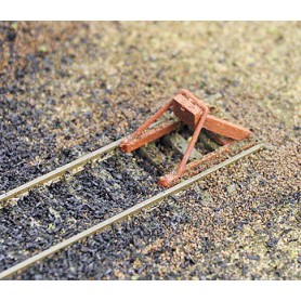 Walthers Cornerstone 3511 (HO) Track Bumpers -- Kit pkg(12)