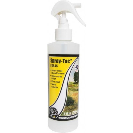 Woodland Scenics FS645 (A) Field System -- Spray-Tac™ - 8oz 237mL