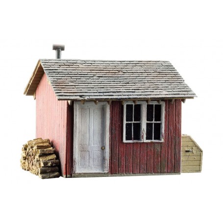 Woodland Scenics BR4947 (N) Work Shed - Built-&-Ready® Landmark Structures®-- Assembled