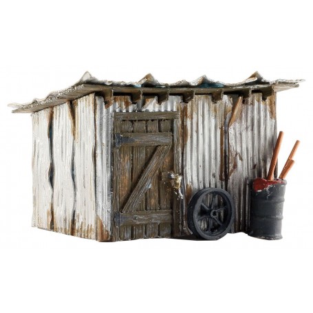 Woodland Scenics BR4946 (N) Tin Shack - Built-&-Ready® Landmark Structures®-- Assembled