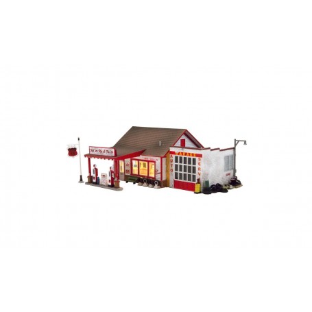 Woodland Scenics BR4922 (N) Fill'er Up & Fix'er - Built-&-Ready® Landmark Structures®-- Assembled
