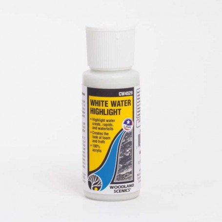 Woodland Scenics CW4529 (A) White Water Highlight™ - Water System -- 2 fl oz (59.1mL)