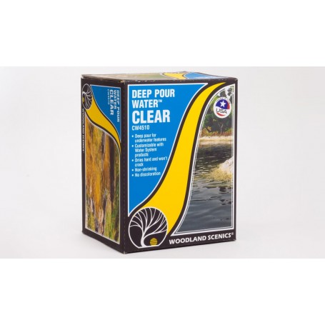 Woodland Scenics CW4510 (A) Deep Pour Water™ - Water System - 12oz 355mL -- Clear