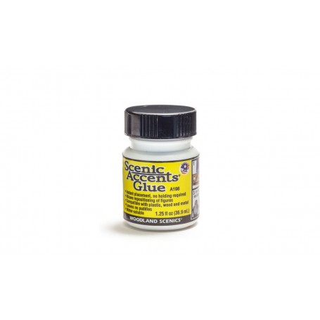 Woodland Scenics A198 (A) Scenic Accents® Glue -- 1.25oz 37mL